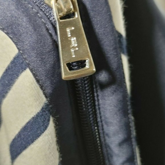 Lauren Ralph Lauren Active Women Striped Nautical Zip Front Jacket 2X - Picture 4 of 4